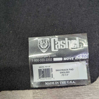 1" Thick Foam & Felt SwayBack Half Pad *new, label, older, mnr rubs, pills & hair