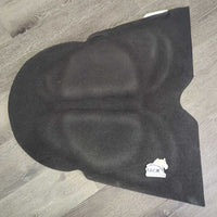 1" Thick Foam & Felt SwayBack Half Pad *new, label, older, mnr rubs, pills & hair