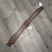 Memory Foam Nylon Web Girth, D-ring, x2 els *gc, dirty, v.hairy, rubs, stains