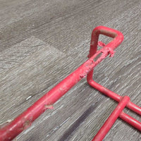 Wall Mount Wire Salt Rack Holder *fair, clean, dirty, v.chewed & peeled