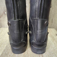 Field Boots, zips, Cardboard Forms, Box *xc/like new, mnr creases & dusty edges