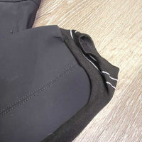 EuroSeat Breeches, embossed Stripe *vgc, cracking side strips, inside: mnr faded pockets & sticky grip