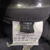 EuroSeat Breeches, embossed Stripe *vgc, cracking side strips, inside: mnr faded pockets & sticky grip