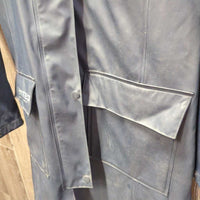 Long Rain Jacket *vgc, mnr residue, stains & scratches, Finicky Zip @ Bottom