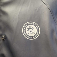 Long Rain Jacket *vgc, mnr residue, stains & scratches, Finicky Zip @ Bottom