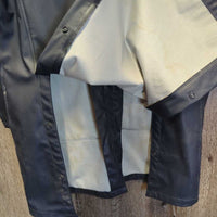 Long Rain Jacket *vgc, mnr residue, stains & scratches, Finicky Zip @ Bottom