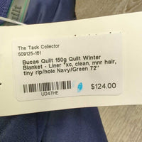 150g Quilt Winter Blanket - Liner *xc, clean, mnr hair, tiny rip/hole