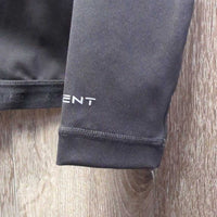 LS Sun Shirt, 1/4 Zip Up, Mesh Sleeves *xc, mnr threads, seam puckers