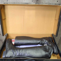 Synthetic Field Boots, Zips, 2 Cardboard Forms, box *new
