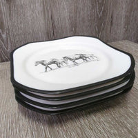 "Young & Restless" 20pc Dinnerware Set: 4 x: Bowls, Small Plates, Large Plates, Mugs, 1x Napkin Holder, Pitcher, 2 Placemats *xc, mnr scratches & stain