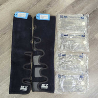 Tall Knee to Ankle Tendon ICE Boots, 4 Packs, bag *xc, clean, mnr shavings, packs drying up