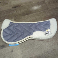 Fleece Micro Suede Half Pad, Spine Free Mesh *gc, clean, stains, puckers