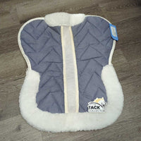 Fleece Micro Suede Half Pad, Spine Free Mesh *gc, clean, stains, puckers