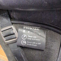 18" *MN (Green) In Wintec Pro Dressage Saddle, Black (Med) Gullet, CAIR Panels, Front & Rear Gusset Panels, Flaps: 16"L x 12"W Serial #: 44 0906