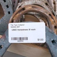 Assorted Horseshoes $1 each *used & new/practice *x100's (& x100's) are available - let us know how many you need*