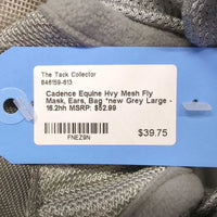 Hvy Mesh Fly Mask, Ears, Bag *new
