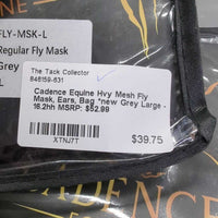 Hvy Mesh Fly Mask, Ears, Bag *new