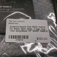 Fine Mesh Hybrid Fly Sheet, Neck, Belly, 2 legs, bag *new