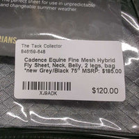 Fine Mesh Hybrid Fly Sheet, Neck, Belly, 2 legs, bag *new