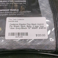 Fine Mesh Hybrid Fly Sheet, Neck, Belly, 2 legs, bag *new