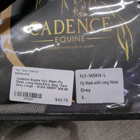 Hvy Mesh Fly Mask, Long Nose,Ears, Bag *new
