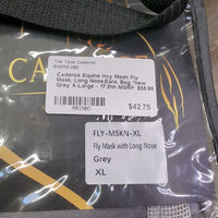 Hvy Mesh Fly Mask, Long Nose,Ears, Bag *new