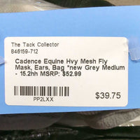 Hvy Mesh Fly Mask, Ears, Bag *new