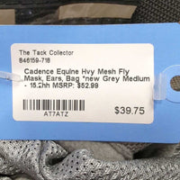 Hvy Mesh Fly Mask, Ears, Bag *new