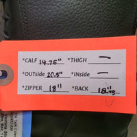 Field Boots, Zips, Box, 1 Cardboard Form *new
