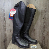 Dress Boots, Zips, tags *new, dusty, mnr scrapes/scuffs
