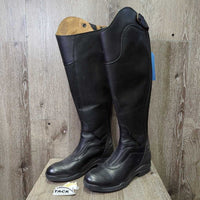 Dress Boots, Zips, tags *new, dusty, mnr scrapes/scuffs