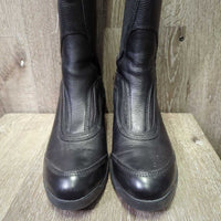 Dress Boots, Zips, tags *new, dusty, mnr scrapes/scuffs