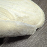 Quilt Non Slip Half Pad, Rolled Fleece Edge *vgc, clean, mnr stains & rubs