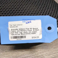 Withers Free 3D Spacer Fabric and Memory Foam & Mesh Half Pad *vgc, clean, mnr stains, rubs & hair