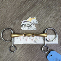 Lozenge French Link Baucher Bit *vgc/gc, clean, mnr stains, rubs, chews & scratches