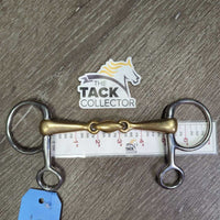 Lozenge French Link Baucher Bit *vgc/gc, clean, mnr stains, rubs, chews & scratches