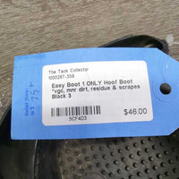 1 ONLY Hoof Boot *vgc, mnr dirt, residue & scrapes