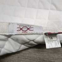 Rolled Fleece Quilt Fitted Hunter Saddle Pad *vgc, dirt, clumpy, hair, stains, rubs