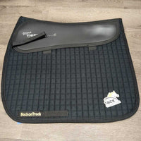 Thick Quilt Dressage Saddle Pad, Shimmable Thinline Top *vgc, clean, hairy, faded, older?