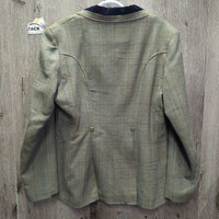 Wool Tweed Show Jacket, Velvet Collar *like new