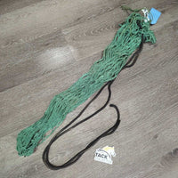 Trailer Bag 2" Holes Slow Feed Hay Net, 2 Flakes, repair string *xc/like new, mnr dust