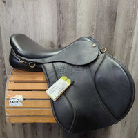 18" XW *6" NSC Grandee All Purpose Saddle, 2 Billet Guards, Navy NSC Cover, Wool Flocking, Front & Rear Gusset Panels, Med/Lg Front & Med Back Blocks, Flaps: 15"L x 15"W, Serial #: 18 MW 48719