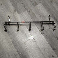 5 Hook Stall Mount Tack - Bridle Rack *xc/vgc, clean, tape, mnr scratches