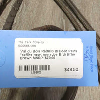 Rsd/FS Braided Reins *xc/like new, mnr rubs & dirt/film