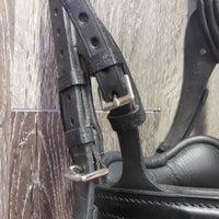 Rsd/Padded Monocrown - Adjustable Bridle, Rubber Web Reins *xc/like new, clean, film, NO flash