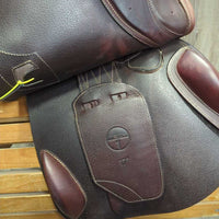 17.5" MW *5.25" Tech 1 Close Contact Saddle, Black Tech 1 Saddle Cover, Wool Flocking, Lg Front & Med Back Velcro Blocks, Flaps: 15" L x 13.5" W Serial #: 17" 22 03 1311 73 BMRO
