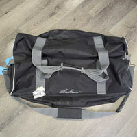 "All-in-One" Duffel Bag, Mesh Bottom Compartment, Shoulder Strap *vgc, clean, mnr residue, rubs, marks & frays