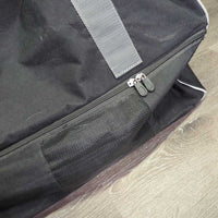 "All-in-One" Duffel Bag, Mesh Bottom Compartment, Shoulder Strap *vgc, clean, mnr residue, rubs, marks & frays