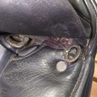 17.5" Adj *Set W - 6" NSC - Anika Dressage Saddle, Front & Rear Gusset Panels, XLg Front Blocks, Flaps: 15.5"L x 9.5"W Serial #: 2012 17.5 XW 80754