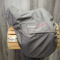 17" *adj *set XW *6" Erreplus Vittoria Dressage Monoflap Saddle, Grey Erreplus Cover, XLg External Front Blocks, Wool Flocking, Flaps: 17"L x 10.5"W Serial #: 17.1285275 BMAZ